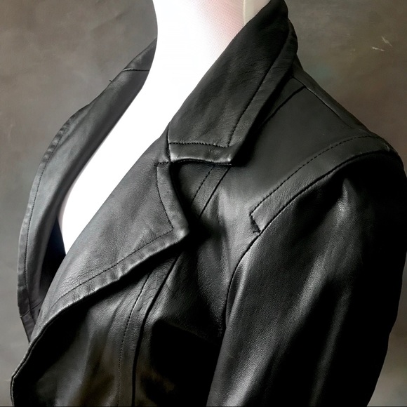 Atos Lombardini Luxury Leather Jacket Italy 40 - Picture 3 of 8